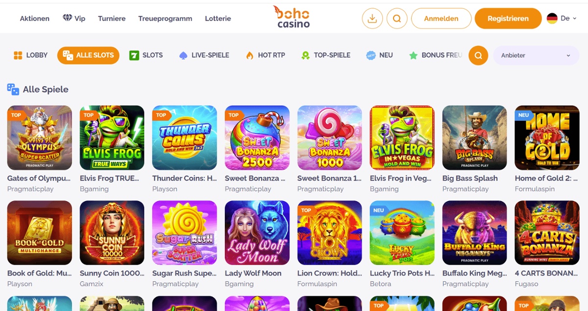 BOHO Casino Österreich.